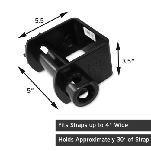 4" Standard Weld-on Winch For Flatbed Trailer - Image 2